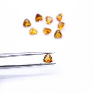 Citrino Dorado Natural de Alta Calidad, Forma Trillón, 8mm 10mm, Piedra Preciosa Suelta, Corte Brillante, Cuarzo Amarillo para Joyería, Calidad AAAAA - Product Image 4