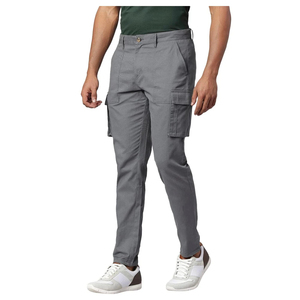 Premium oversized cargo <b>trousers</b> <b>for</b> <b>men</b>, <b>loose</b> fit multi pocket cotton pants, perfect <b>for</b> streetwear wholesale. - Product Image 2