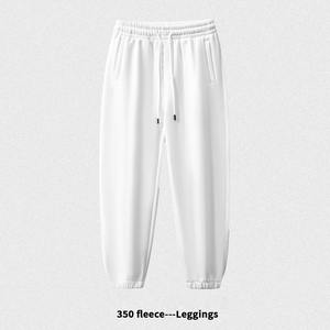 Venta al por mayor personalizada 100% tela de algodón para Flare Track Jogger 3D Puff estampado polar chándal hombres pantalones de chándal apilados pantalones de chándal - Product Image 2