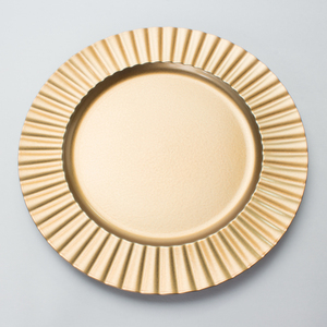Plato de Presentación de Metal Personalizado de Tendencia en 2026, Redondo, para Cocina, con Decoración para Servir Alimentos, para India, Pedido Mínimo 100 Piezas - Product Image 1