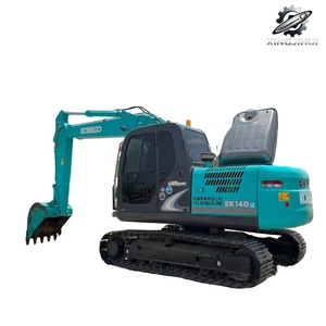 Excavadora Usada Kobelco SK140 de 14 Toneladas con Cucharón de 0.7m³, Marca Original Japonesa, Excavadora de Orugas Mediana para Construcción, Bajo Número de Horas, Certificación CE - Product Image 1