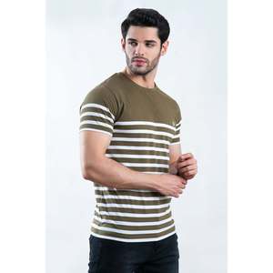 BAHMAN Classic Crew Neck Slim Fit Summer T-Shirt 100% Cotton 220 Grams Silk Screen <b>Printing</b> Fashionable Crew Neck Design - Product Image 2