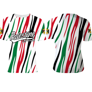 Palestine Miễn Phí T-Shirt Người Đàn Ông Của Mùa Hè Thường Xuyên Phù Hợp Với T-Shirt Tùy Chỉnh Tên Số Đội Logo Arabic In Palestine T Áo Sơ Mi - Product Image 5