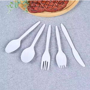 Vente en gros de cuillère jetable en PP de meilleure qualité rouge vert blanc noir 15cm 20cm/meilleure cuillère à soupe ou à café marque HM - Product Image 5