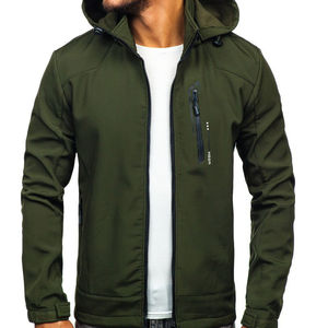 Chaqueta cortavientos transpirable impermeable para hombre/mujer, chaquetas Softshell, Impresión de logotipo personalizado - Product Image 5