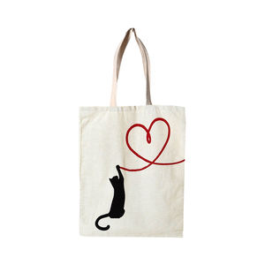 Wholesale Custom Cotton Canvas Tote <b>Bag</b> Reusable Grocery Shopping Strap <b>Bag</b> with <b>Size</b> and Logo Print - Product Image 1