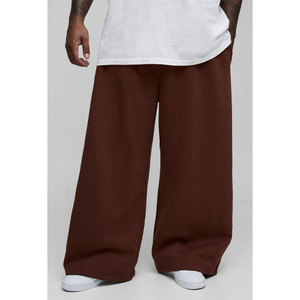 กางเกงวอร์มผ้าฟลีซของผู้ชายกางเกงวอร์มสีพื้นแนวสตรีท - Product Image 4