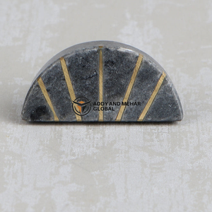 Bouton de meuble et poignée de placard en marbre de qualité supérieure - Pierre solide durable et écologique pour une utilisation en extérieur et dans les hôtels - Product Image 5