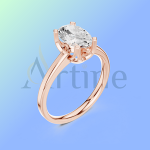 Bijoux Glintcraft 10K Big Crystal Cocktail Ring Bijoux de mode pour la fête - Product Image 1