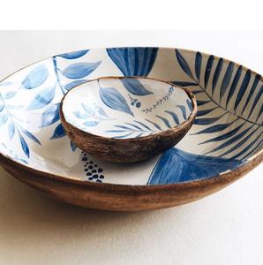 ชามเสิร์ฟไม้ทันสมัยเคลือบด้านใน ภาชนะสำหรับครัว ชามเสิร์ฟอาหาร ชามสลัด ชามข้าว สำหรับร้านอาหาร - Product Image 1