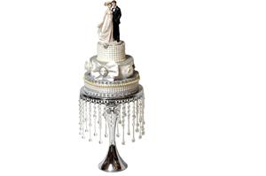 Base para Pastel de Cristal de Diseño para Bodas, Presentación de Mesa de Lujo y Exhibición Decorativa, Venta al por Mayor desde India - Product Image 6