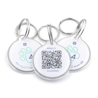 Étiquettes NFC vierges personnalisables améliorées pour le suivi des animaux de compagnie, en époxy
