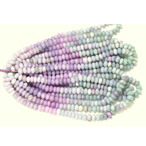 Hermosas Cuentas de Ópalo Verde Rosa Oscuro en Forma de Rondel, 7-10 mm, Cuentas de Piedras Preciosas de Ópalo Verde Rosa Oscuro, Calidad AAA - Product Image 6