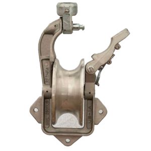 Poulie de tirage universelle industrielle autobloquante pour la pose de conducteurs en construction de lignes électriques - Product Image 3