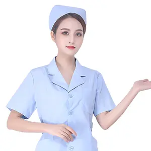 Jinteng Women's White Swallowtail Nurse Hat Woven Fabric for Clinic Work Operating Room or Hospital School Customization