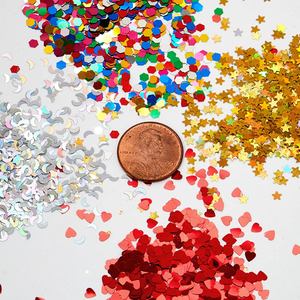 Assorted Shapes <b>Glitter</b> in Large Grain Craft Supplies - Product Image 2