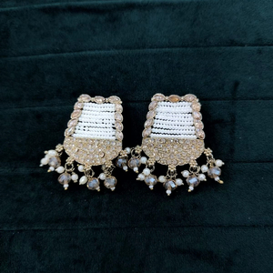 Mode Ombre Plaqué Perle Boucles D'oreilles pour les Femmes Usage Quotidien En Gros - Product Image 1