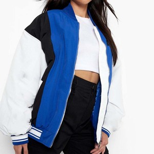Servicio OEM ODM para Minoristas 2026, Chaqueta Universitaria de Manga Larga para Mujer, Chaqueta Universitaria Corta de Béisbol para Mujer, Chaquetas Universitarias para Invierno - Product Image 5