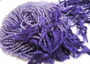 Cuentas de amatista genuina Natural, cuentas redondas lisas de 4-5mm, cuentas de Color púrpura, fabricación de joyas vendidas por hebra de 13 pulgadas de largo - Product Image 2