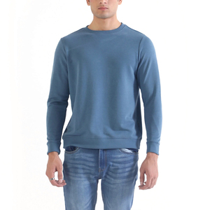 เสื้อสเวตเตอร์ระบายอากาศได้ดีสำหรับผู้ชายเสื้อสเวตเตอร์เปล่าใส่ได้ทั้งชายและหญิงเสื้อคอตตอนพิมพ์โลโก้ได้ตามต้องการ - Product Image 1