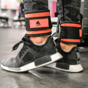 Sangles de cheville en nylon personnalisées de haute qualité pour machines à câbles, extensions de jambes, avec fermeture auto-agrippante antidérapante et réglable - Product Image 6