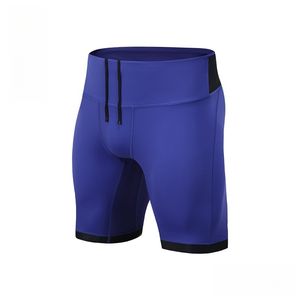 Pantalones cortos de compresión para correr de alta elasticidad que absorbe la humedad, ligeros, multibolsillos, empuñaduras antideslizantes, pantalones cortos para correr, envío DDP - Product Image 1