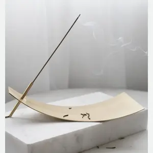 Nouveau porte-encens de centre de table doré fantaisie bon marché - Product Image 4