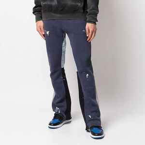 2025 hommes de haute qualité personnalisé décontracté évasé survêtement pantalon ceinture élastique empilé Flare pantalons de survêtement hommes pantalons d'entraînement - Product Image 4