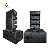 HDL20 9006A Ensemble de Subwoofers Actifs Doubles 10 Pouces 4/8 Ohm, Haut-parleurs Professionnels Line Array, Système Sonore Extérieur en Contreplaqué de Bouleau