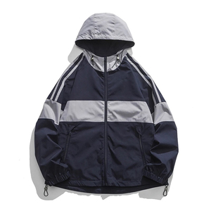 Chaqueta cortavientos impermeable personalizada para exteriores-Chaquetas cortavientos en blanco de talla grande - Product Image 5