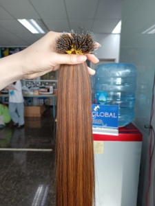 100% ต่อผมแหวนนาโนผมตรงนุ่มสลวยสำหรับผู้หญิงผมคนเวียดนามแท้สีเน้นคุณภาพระดับพรีเมียม - Product Image 4