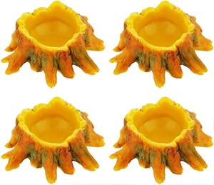 Bol et plat de service en résine écologique artisanale - Passe au lave-vaisselle - Couleurs et logos personnalisables - Utilisation pour les fêtes et à la maison - Fabriqué en Inde - Product Image 2