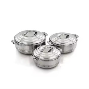 Inde Casserole de service en acier de qualité supérieure faite à la main avec couvercle Chauffe-plat de luxe pour hôtel et restaurant - Product Image 3