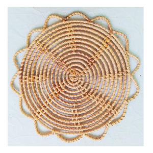 Vietnam Top Quality Handwoven Wicker Rattan <b>Woven</b> <b>Placemats</b> Table Mat Round From King Craft Viet Charger Plate - Product Image 4