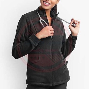 Vente en gros Veste d'uniforme d'allaitement Veste de gommage en polaire à fermeture éclair pour femmes et hommes - Product Image 4