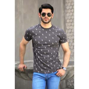Custom logo Men's JUBAIL Graphic Casual T-Shirt Solid Hip Hop Lightweight Jersey 180g Anti-Wrinkle <b>Printed</b> T-Shirts for Any - Product Image 5