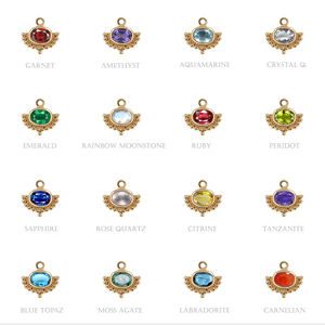 Pendentif Collet Améthyste Pierre de Naissance Forme Ovale Taille Normale 8x6mm Pierre Or 18K Vermeil Pendentif en Argent Sterling Charme Pierre de Naissance - Product Image 6