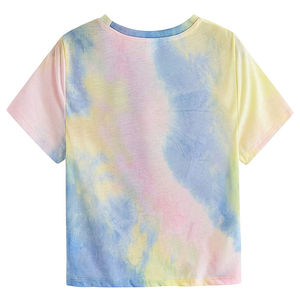 Tops cortos para mujer Camisetas de algodón Logotipo personalizado Impreso Transpirable Moda de verano Slim Fit Crop Tops - Product Image 2