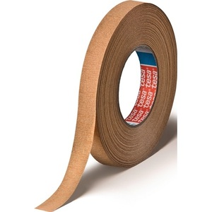 For TESA Crepe <b>Tape</b> 4319 Light Brown Strongly Creped 50 m Length 19 mm Width Roll-for Office Use - Product Image 1