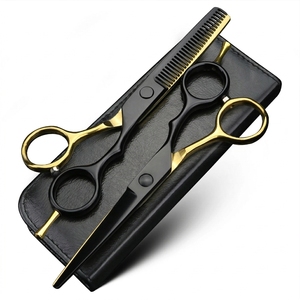 Fabricant professionnel de ciseaux de coiffure pour droitiers, lames en acier inoxydable 4Cr13 ultra-affûtées, poignées ergonomiques de taille moyenne, personnalisables - Product Image 6