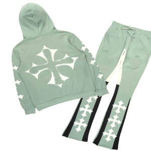 Ensemble de survêtement de jogging slim pour homme, vêtements de sport athlétiques, tenue d'entraînement pour la course à pied, la salle de sport, l'entraînement quotidien - Product Image 6