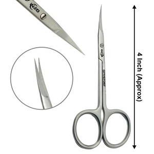 Ciseaux à cuticules professionnels de haute qualité en acier inoxydable, outil de manucure et pédicure à lame incurvée pour le soin des ongles - Product Image 4