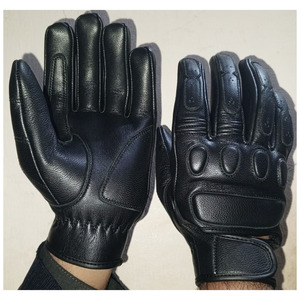 Guantes de Invierno Lisos de Primera Calidad, Cuero Genuino, Cálidos y Elegantes, Hasta la Muñeca, con Protección Contra Pinchazos, para Ciclismo y Actividades al Aire Libre - Product Image 2
