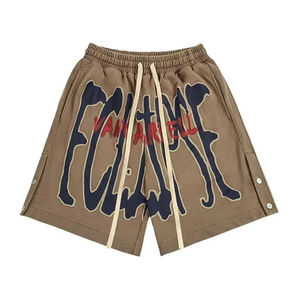 New Arrival Acid Washed <b>Shorts</b> <b>Men</b> Casual Jogger <b>Sweat</b> 100% Cotton Fleece <b>Men</b> Acid Wash <b>Shorts</b> - Product Image 5