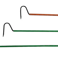 Attrape-serpents professionnel pliable à mâchoires larges, écologique, 1,2 m, en acier inoxydable massif, avec crochet pour attraper les serpents