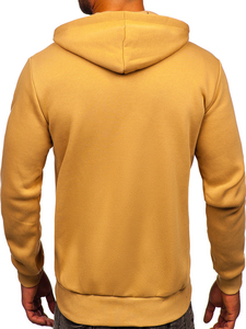 Collection 2025 – Sweat à capuche personnalisé pour homme, chaud et épais, en coton lavé, avec demi-fermeture éclair, col montant, poches, design écologique - Product Image 5