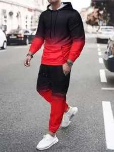 Chándal Deportivo con Capucha y Logotipo Personalizado al por Mayor para Hombre, Estilo Urbano Informal, Cálido para Invierno, 100% Algodón, OEM ODM - Product Image 3