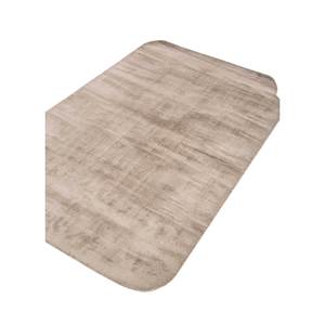 Alfombra de Viscosa Tejida a Mano Forme Beige y Marrón, Color Sólido HPV-250 para Uso Doméstico - Product Image 2