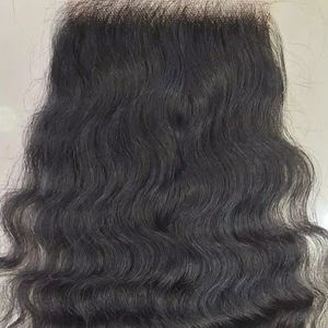 Perruques non traitées directement de l'usine indienne Cheveux humains Lace Frontal Cheveux brésiliens et cambodgiens Type de cheveux raides - Product Image 1