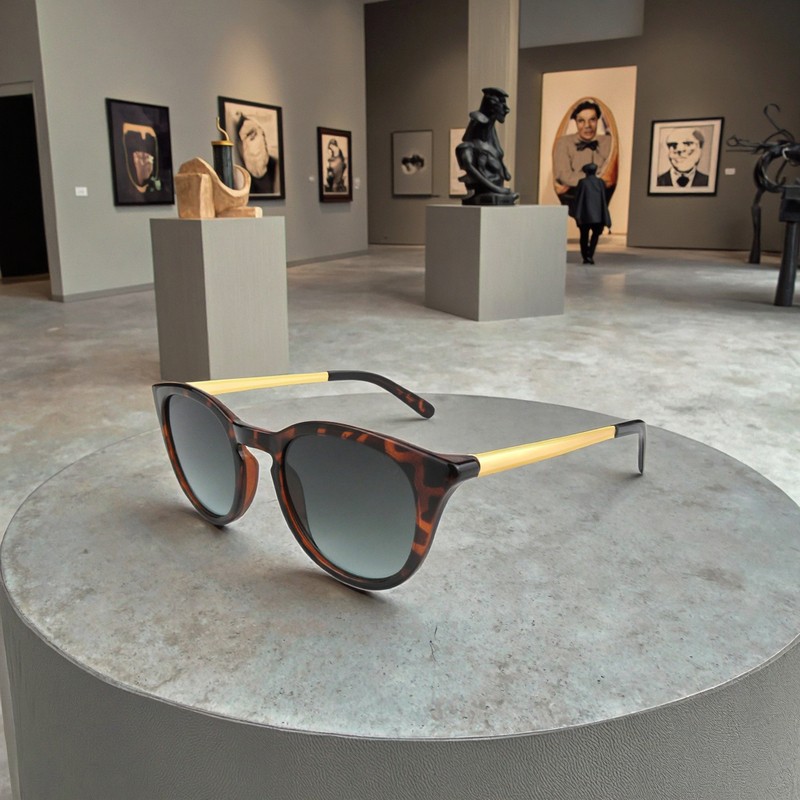 Retro Fashion UV Protection Square Frame